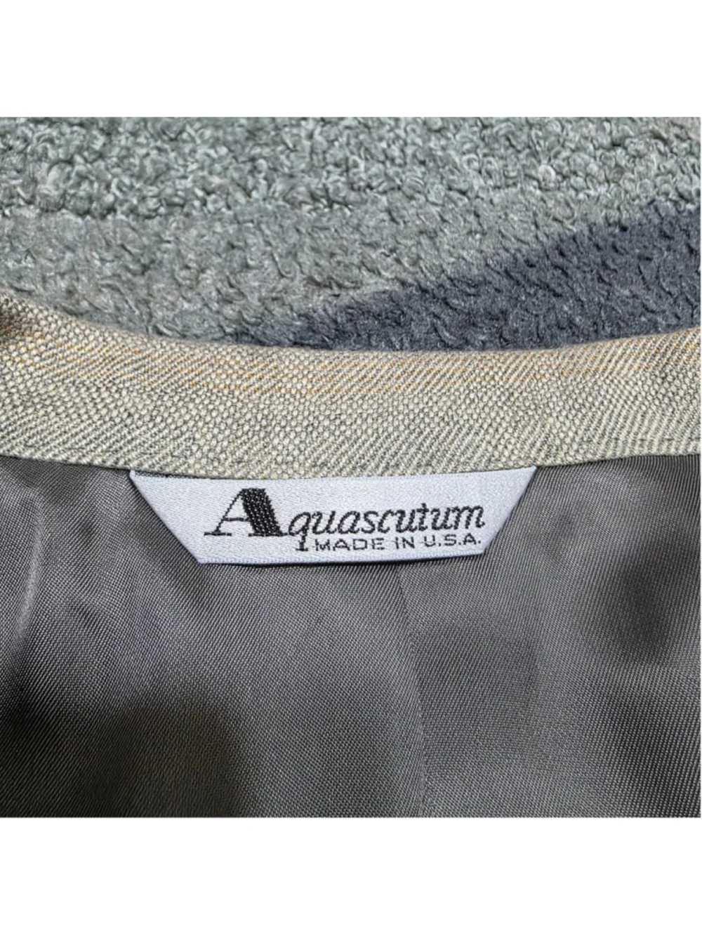 Aquascutum 100% Cashmere Blazer 46R Loro Piana USA Made Vintage Plaid